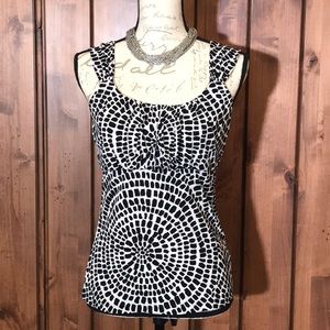 White House Black Market Disco Ball Tank